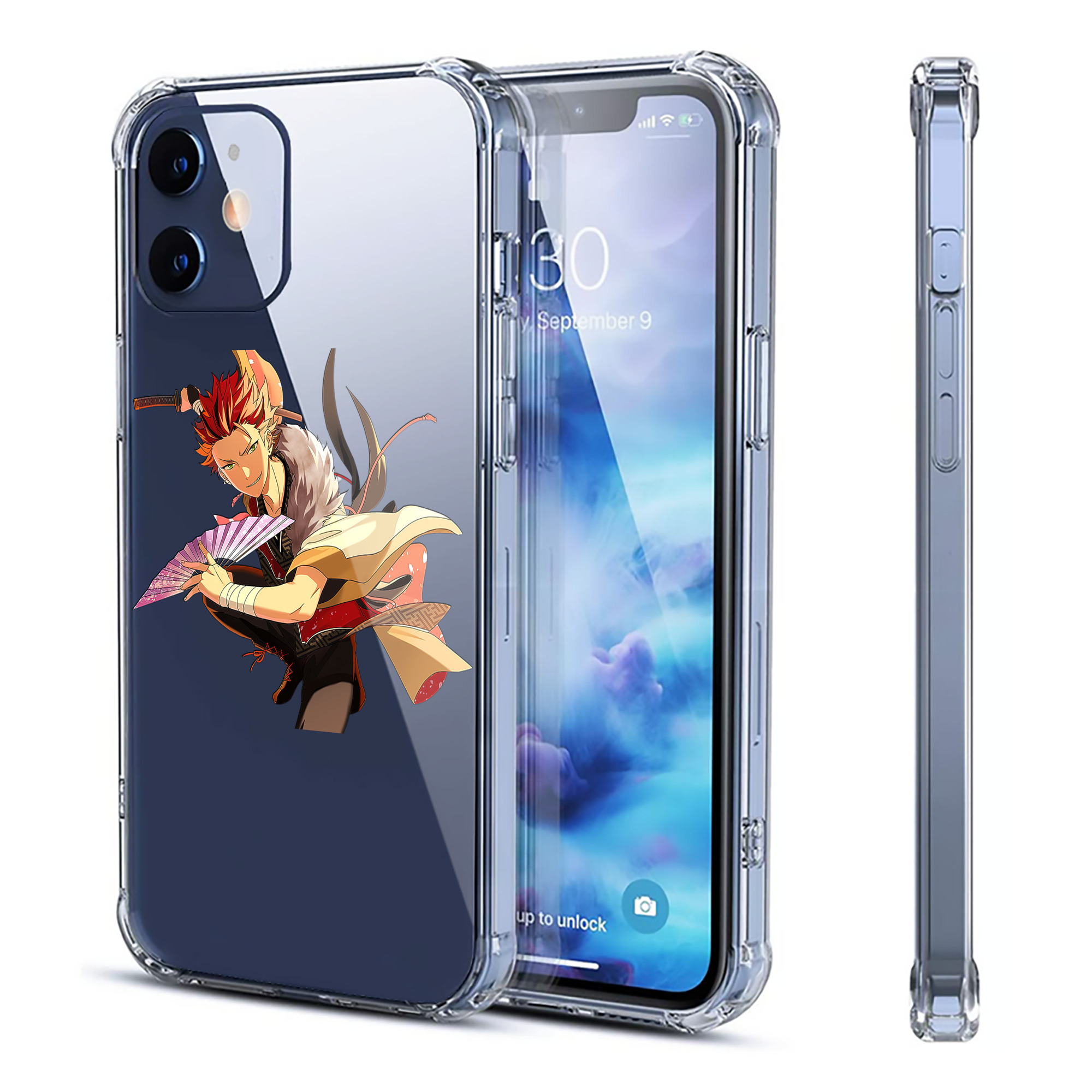 （画像用） あんさんぶるスターズ! Ensemble Stars 【iPhone 12シリーズ対応】透明スマホケース（クリアソフトケース）